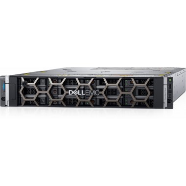 Сервер Dell PowerEdge R750xs - Intel Xeon, DDR4 16GB, 8x3.5" LFF, 2x750W PSU, PERC H730P RAID, BOSS, iDRAC9 Ent, Rails, Standart Bezel